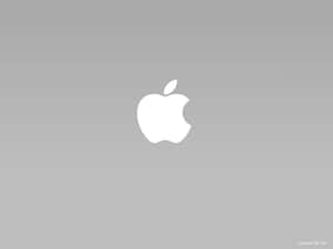 灰色漸變背景上的白色Apple標誌