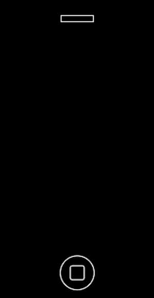 iPhone 黑屏帶電量顯示