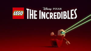 LEGO超級英雄發射綠色激光，帶有Disney Pixar標誌
