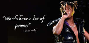 Juice WRLD 演唱充滿力量的引文詞句 — 勵志語錄 壁紙