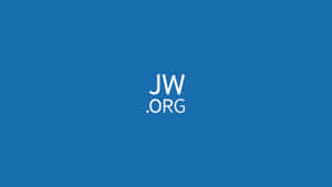 藍色背景，中央有白色 JW.ORG 標誌文字。 — 藍色 壁紙