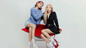 BLACKPINK成員Lisa與Rosé