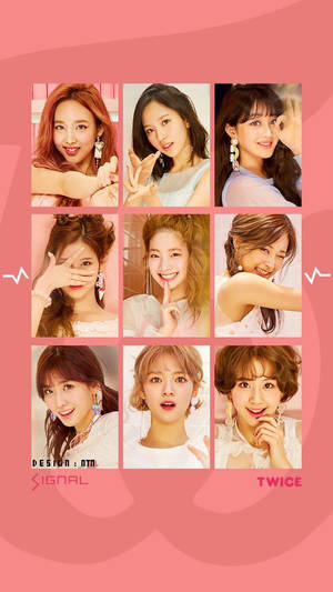 K-pop TWICE粉紅風