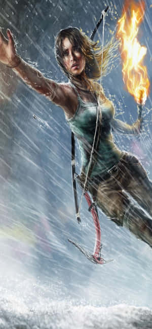 iPhone Xs Max Rise Of The Tomb Raider 背景 — Galaxy A55 壁紙