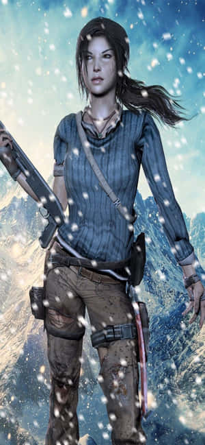 iPhone Xs Max 《 Rise Of The Tomb Raider 》背景 — Galaxy A56 壁紙