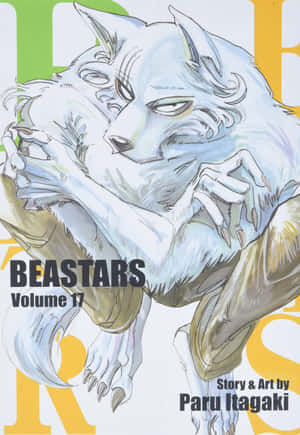 來自《Beastars》漫畫第17卷的白狼角色，以動漫插畫風格呈現。