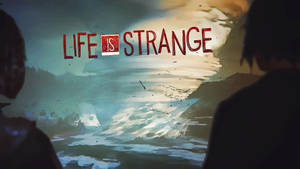兩個人觀看暴風雨的海面，並顯示「Life is Strange」標題。