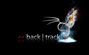 Backtrack 4 標誌，帶有發光貓頭鷹同煙霧效果，黑色背景