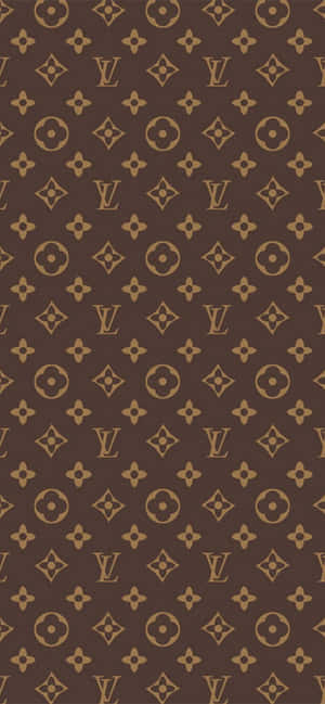 Louis Vuitton 圖案 — 1284x2778 壁紙