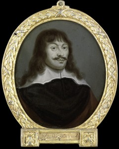 Arnoud van Halen創作嘅Marcus Zuërius van Boxhorn肖像，萊頓歷史學家及教授，1700至1732年間以錫板及油畫顏料繪製。下載呢