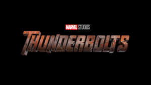 Marvel Studios電影《雷霆特攻隊》的標題標誌，帶有鏽蝕金屬質感。
