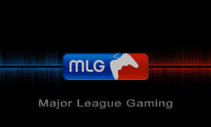 MLG 標誌在黑色背景上帶有音頻波形圖形。 — 遊戲 壁紙