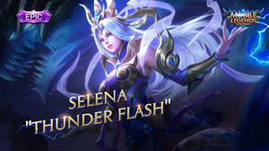 來自《Mobile Legends》的動漫角色 Selena，身著 Thunder Flash 造型。