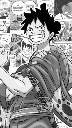 有尖刺頭髮和斗篷的動漫男孩在漫畫面板中微笑，帶有對話氣泡。