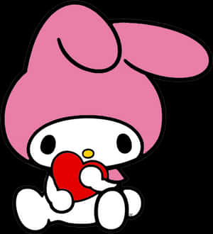 My Melody 手持心形