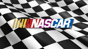 NASCAR格仔旗飄揚，附有官方標誌