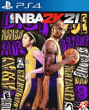 高比拜仁與女兒吉安娜身穿湖人球衣登上NBA 2K21電子遊戲封面。