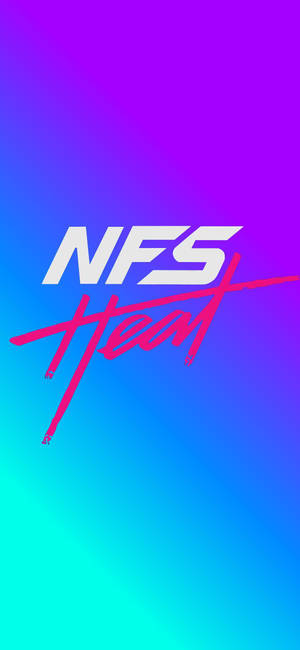 帶漸變背景的 NFS Heat 標誌