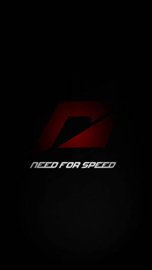 發光的紅色Need for Speed標誌在黑色背景上