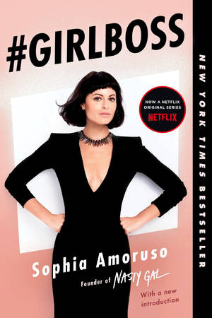 黑色連身裙女人雙手叉腰喺#GIRLBOSS書封面。