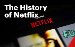 平板電腦屏幕上Netflix應用程式的特寫，帶有紅色標誌和標題文字。