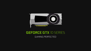 GeForce GTX 10 系列遊戲顯示卡，在黑色背景上帶有綠色文字。