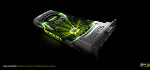 NVIDIA GeForce GTX 980顯示卡，內部綠色電路發光。
