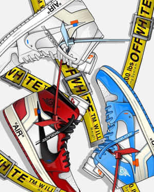 Off White Logo 背景 — Apple Watch Ultra 壁紙