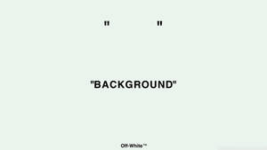 粗體黑色文字在米白色背景上顯示 background 及引號。