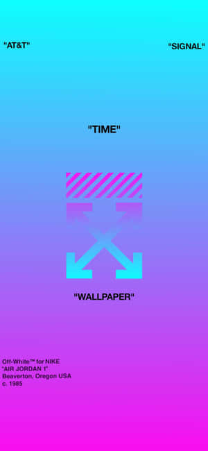 Off White 標誌背景 — iPhone 17 壁紙