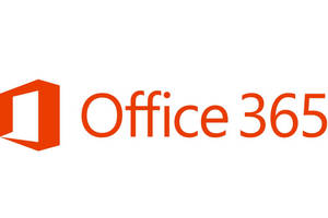 白色背景上的橙色Microsoft Office 365標誌