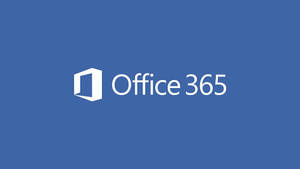 藍色背景上的 Office 365 標誌
