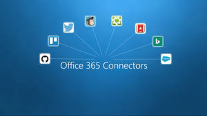 顯示已連接應用程式圖示的 Office 365 Connectors 介面。