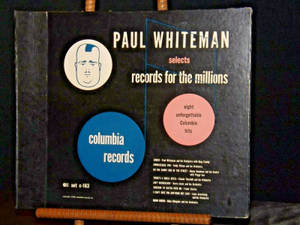 Paul Whiteman 的復古哥倫比亞唱片專輯封面，採用粗體字體和圓形設計。