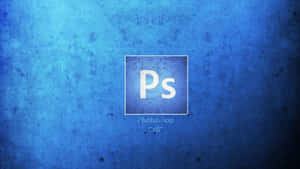 紋理藍色背景上的Photoshop Cs6標誌。 — 凌志標誌 GIF 壁紙