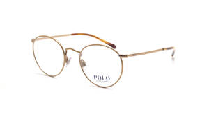 金框圓眼鏡，玳瑁鏡臂，Polo Ralph Lauren 標誌。 — Polo g GIF 壁紙