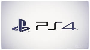 淺灰色背景上的 PlayStation 4 標誌 — 凌志標誌 GIF 壁紙