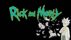 Rick Sanchez被貓圍繞，下方是Rick and Morty標誌