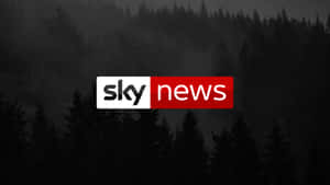 Sky News 標誌顯示在陰暗森林場景上方，帶有霧氣。
