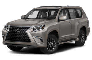 灰色Lexus GX SUV工作室拍攝，黑色飾條及合金輪圈。 — Surface Laptop 壁紙