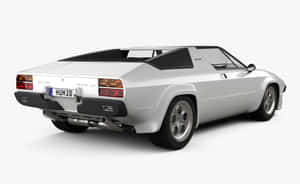 銀色 DeLorean DMC 12 跑車 後視圖 攝影棚拍攝 — Steam Deck 壁紙