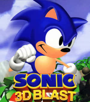 Sonic the Hedgehog 在遊戲封面中帶有標題文字。 — Galaxy Z Flip 8 壁紙