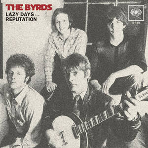 The Byrds 樂隊照片，包含結他和專輯標題文字。