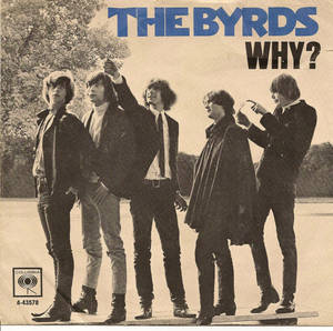 The Byrds 樂隊成員在復古專輯封面上於戶外擺姿勢。