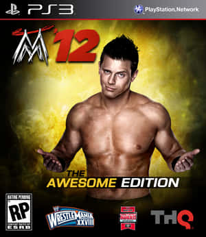 PS3版WWE WrestleMania 12遊戲封面上的摔角手