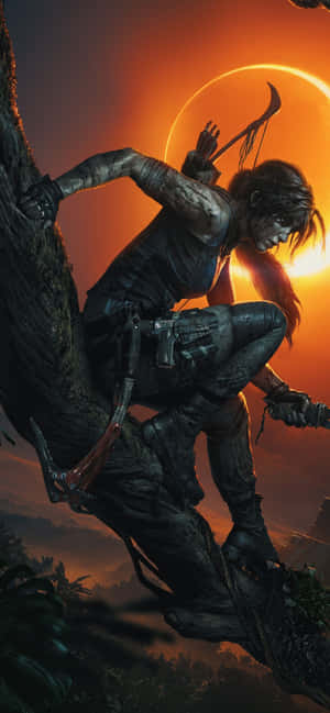 iPhone Xs Max Rise Of The Tomb Raider 背景 — Galaxy A56 壁紙