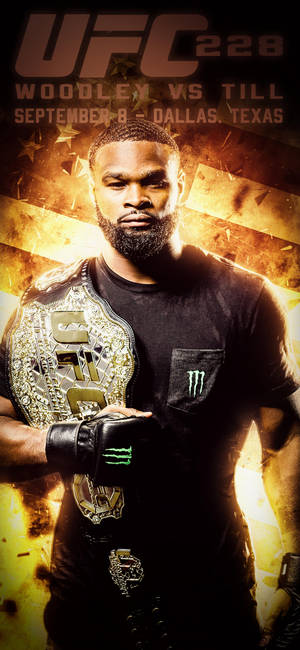 Tyron Woodley 腰帶肩上 wallpaper — iPhone 18 壁紙