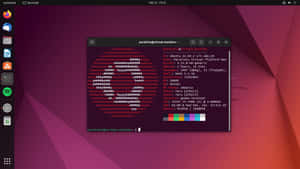 在漸變桌面上顯示系統詳細資訊的 Linux 終端機