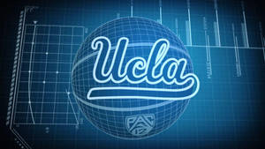 UCLA 標誌顯示在帶有數據圖表的數位藍圖上。