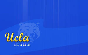 藍色背景上帶有熊剪影的UCLA Bruins標誌